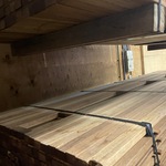 Ca. 142x Guyana Teak Latten Geschaafd, 27x40mm, lengte 305cm